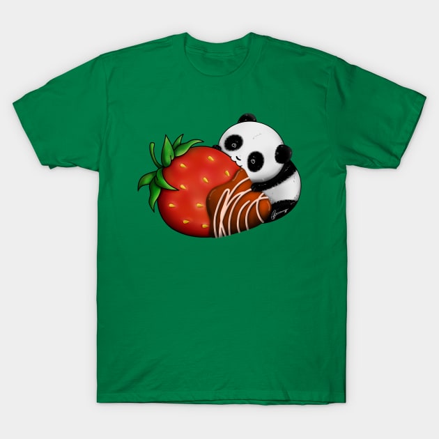 Pandaberry T-Shirt by Akiraj